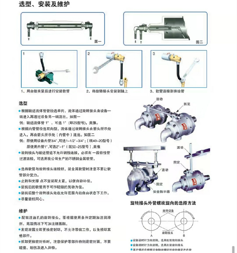 選型安裝及維護(hù)